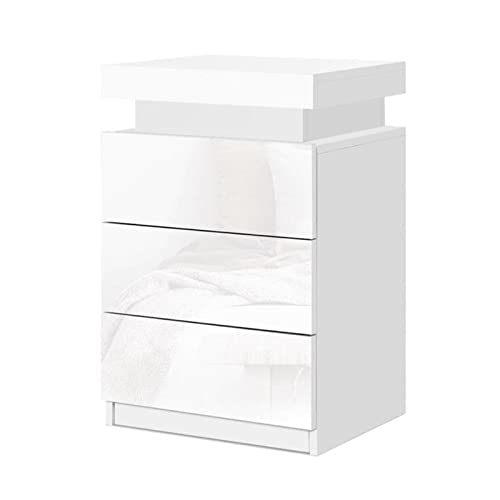 LED Nachttisch Nachttisch Nachttisch Schublade Nachttisch Modern Nachttischlampe mit e von jehdfbvssjcbcsvfd