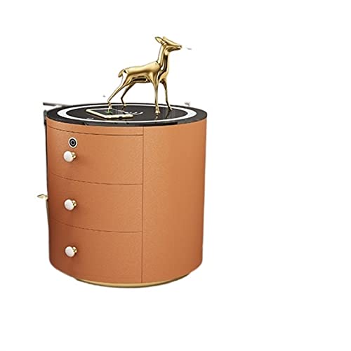 Multifunktionale Lampe, Schlafzimmerschrank, Nachttisch mit Nachttisch (Farbe: Orange) (Orange) von jehdfbvssjcbcsvfd