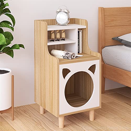 Nachttisch mit doppeltem Verwendungszweck, Mehrzweckschrank (Größe: 50 cm) von jehdfbvssjcbcsvfd