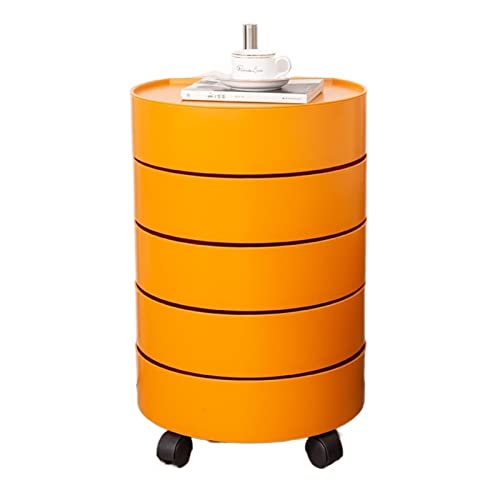 Schlafzimmertisch, mobiler Nachttisch, runder Schreibtisch, Schließfach, einfache Kosmetik, Schließfach, Möbel, Schlafzimmer (Farbe: 4) (1) von jehdfbvssjcbcsvfd