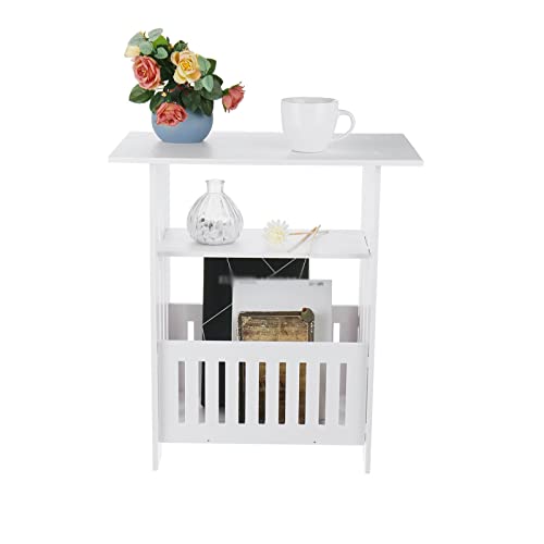 Weißer Nachttisch Kleiner Couchtisch Nachttisch Schlafzimmer mit halbgeschlossenem Ablagefach Einfach zu montieren Weißer Nachttisch Kleiner Couchtisch Nachttisch Schlafzimmer mit halbgeschlossenem Ablagefach Einfach zu montieren von jehdfbvssjcbcsvfd