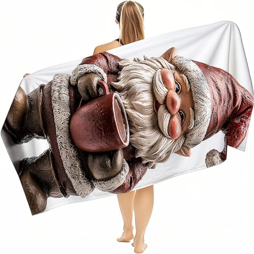 Strandtuch XXL 80x160cm, Strandhandtuch Strandtuch Mikrofaser, Kompaktes und Schnelltrocknendes Weiches Leichtes HautverträGlich Beach Towel, Handtuch Sandfest Badetuch Strand in Einer Tasche Rot X-2 von jeihenhg