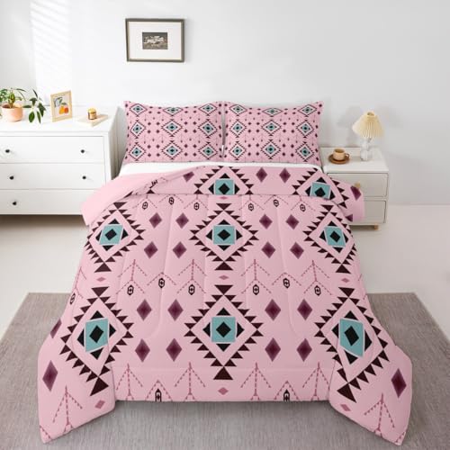 jejeloiu Azteken-Bettwäsche-Set für Kinder, Boho-Bettwäsche-Set, Bohemian-Bettwäsche-Set, Steppdecke für Kinder, Jungen, Mädchen, Schlafzimmer, geometrisches Dekor, Mikrofaser, ultraweich jejeloiu Azteken-Bettwäsche-Set für Kinder, Boho-Bettwäsche-Set, Bohemian-Bettwäsche-Set, Steppdecke für Kinder, Jungen, Mädchen, Schlafzimmer, geometrisches Dekor, Mikrofaser, ultraweich von jejeloiu