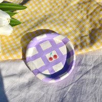 Kirschteller - Keramikkirschschale, Obstschale Aus Keramik, Handbemaltes Schmuckstück Ton von jemensistudio