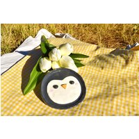 Pinguin Keramik Schale - Süße Platte Ringschale , Ton Schmuck Tablett Geschenk Liebe von jemensistudio