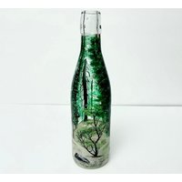 Riesen Redwoods Bottle Nachtlicht 30cm Hoch X 3"Breit Mit Weißen Korkleuchten von jenapaints