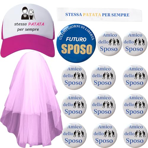 Addio al Celibato Gadget Addio al Nubilato Uomo Cappello con Velo Sposo Accessori Decorazioni Addobbi Matrimonio Addio al Celibato Gadget Addio al Nubilato Uomo Cappello con Velo Sposo Accessori Decorazioni Addobbi Matrimonio von jenich
