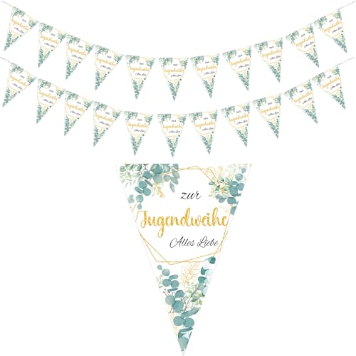 2 Stück Jugendweihe Wimpelkette Jugendweihe Deko Wimpelkette Girlande Banner Junge Mädchen Grün Alles Gute zur Jugendweihe Endlich Erwachsen Hängedeko Dreieckig Flagge 2 Stück Jugendweihe Wimpelkette Jugendweihe Deko Wimpelkette Girlande Banner Junge Mädchen Grün Alles Gute zur Jugendweihe Endlich Erwachsen Hängedeko Dreieckig Flagge von jenich