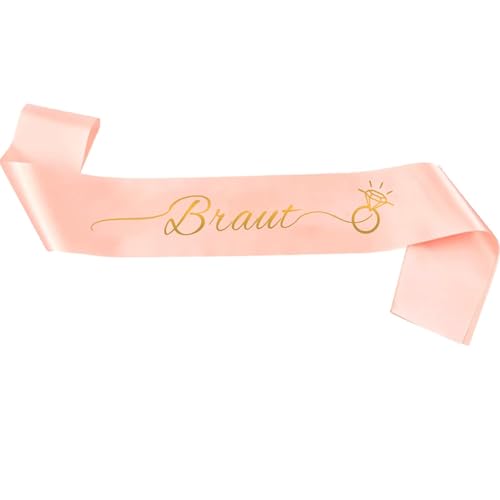 Bride to Be Schärpe Rosegold Braut Schärpe JGA Schärpe Frauen Junggesellenabschied Frauen Schärpe JGA Accessoires Frauen Schärpe Hen Party Schärpe für Damen Frauen JGA von jenich