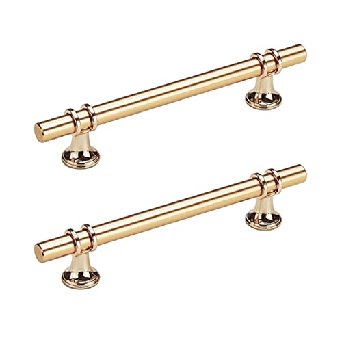 2 Stück Möbelgriffe Zinklegierung Küchentürgriffe Golden Schubladengriffe Moderne Schrankgriffe für Schrank,Türen, Mit Schrauben (Hole distance:320mm) von jiajulashou123