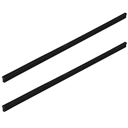 Moderne Schrankgriffe Schwarz Griff für Küchenschränke 2 Stück Küchenschrankgriff Aluminium Türgriff Möbel Schubladengriff Küchentürgriffe für Kleiderschränke,Schreibtisch (Hole distance:1056mm) von jiajulashou123