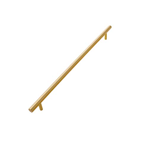 Reines Kupfer Schrankgriffe Möbelgriffe,Messing Schubladegriff Bogengriffe Küchengriff Stangengriffe Schrank Büro Türknöpfe Möbelknopf,Gold(380mm) von jiajulashou123