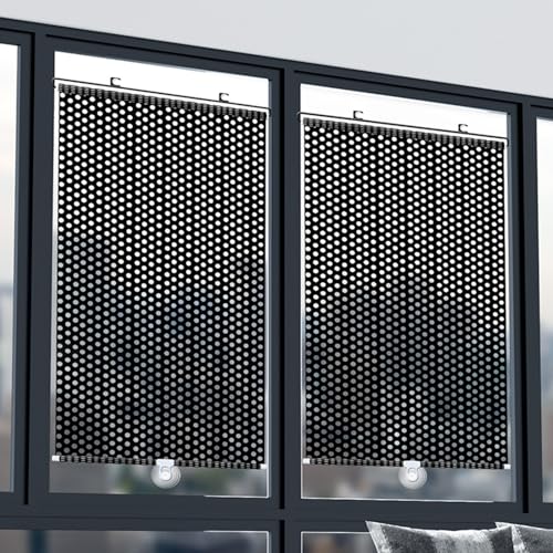jiajulashou123 Sonnenschutz Rollos Saugnapf Rollo Innen Tragbare Sonnenschutzrollo Isolations Verdunklungsrollo Mit Saugnäpfen UV-Schutz Ohne Bohren für Fenster,Auto (50x125cm) von jiajulashou123