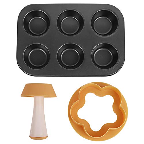 jianpan Pastry Tamper Tart Shell Set | Runde Teig Keksformen – Kreatives Gebäck Teig Tamper Kit, Home Dessert Making Tools, Cupcake Muffin Cookies Formen von jianpan