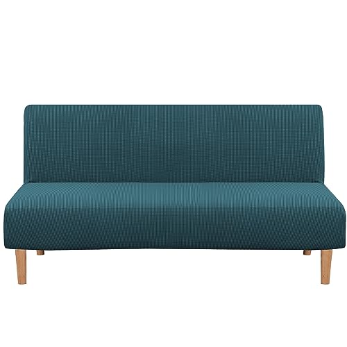 Jinayana Clic Clac Sofahusse, Drucken Futon-Sofa-Sitzbezüge ohne Armlehnen 3 Sitzers (Ananas-Grill, Dunkelgrün) von jianyana