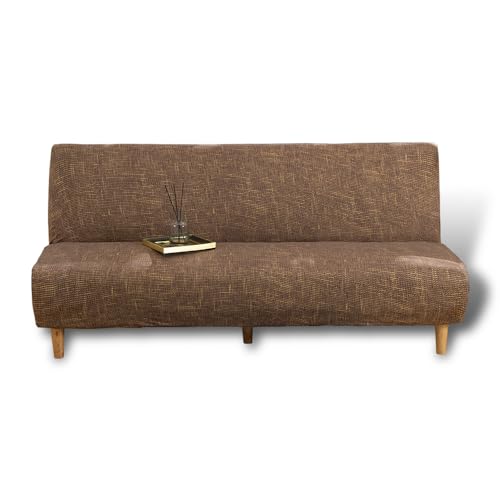 Jinayana Clic Clac Sofahusse, Polyester-Sofa-Sitzbezüge ohne Armlehnen 3 Sitzers(Flachskaffee) von jianyana