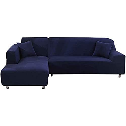 jianyana Sofabezug L Form Sofa Überwürfe Stretch Couchbezug L Form Rechts oder Links mit 2 Kissenbezügen Waschbar Ecksofa Sofaüberwurf Möbelschutz von jianyana