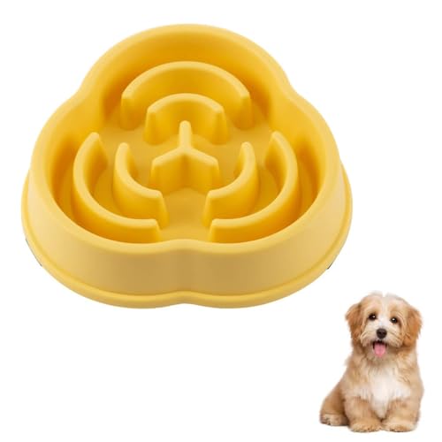 Anti Schling Napf Hund, Slow-Feeder Futternapf für kleine und mittelgroße Hunde und Katzen, interaktiver Anti-Verschling-Futternapf, universaler Anti-Würge-Napf für Hunde und Katzen (C) von jiejack