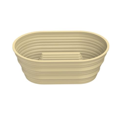 Silikon Gärkorb Faltbar, 230℃ Hitzebeständig Teigkorb, Hitzebeständiger Teigkorb, Antihaft Silikon Gärschale für Haushalt Backen (B) von jiejack