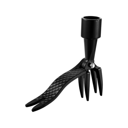 jiejack Unkrautstecher, Abnehmbares Werkzeug zur Unkrautentfernung, Tragbarer Unkrautpflücker 4 Krallen, Manuelles Unkrautjäter Unkrautentferner Werkzeug für Garten von jiejack