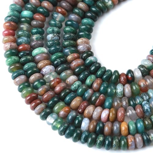 2 x 4 mm 155 Stück indische Achat-Röhrchen Rondelle Abakus Scheibe Abstandshalter lose Perlen für Schmuckherstellung 2 x 4 mm 155 Stück indische Achat-Röhrchen Rondelle Abakus Scheibe Abstandshalter lose Perlen für Schmuckherstellung von jiejinyu