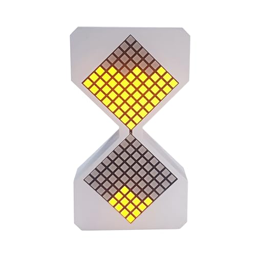 Elektronischer Sanduhr-Timer，LED-Sanduhr,Digitale Sanduhr mit einstellbaren Zeit von 1-30 Minuten,aufladbare elektronische Tisch-Sanduhr,Sanduhr-Timer, Kreative Geschenke. (weiß) von jiele