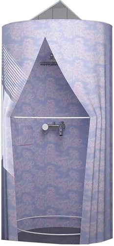 jiele Kabine Faltbare Sitzende Kabine Duschtoilettencamping Pop -Up -Duschzelt Für Campingreisen, Wechsel Und Dusche 100 X 200 cm,E von jiele