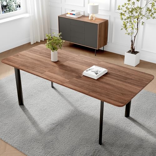 jiexi Esstisch Mit 4-8 Stühlen Set, Essgruppe Tisch Ausziehbar, Moderner, Stilvoller MDF-Platten Esstisch Für Das Wohnzimmer 160-200cm Walnuss Tisch jiexi Esstisch Mit 4-8 Stühlen Set, Essgruppe Tisch Ausziehbar, Moderner, Stilvoller MDF-Platten Esstisch Für Das Wohnzimmer 160-200cm Walnuss Tisch von JIEXI