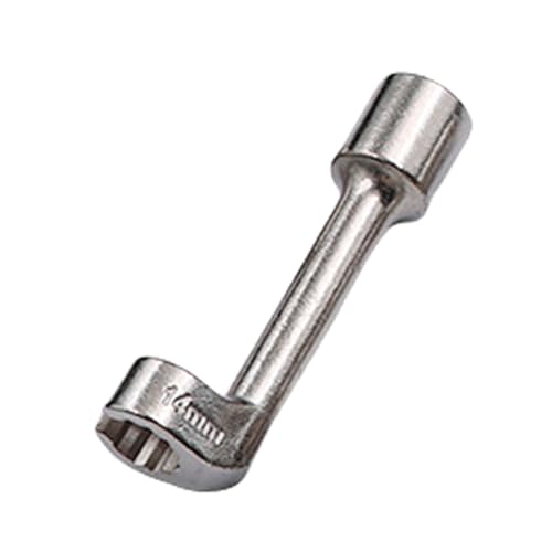 1 x multifunktionaler 1,27 cm (1/2 Zoll) Einspritzdüsenschlüssel, 12 mm bis 19 mm, für Mechaniker und Heimwerker, Injektorschlüssel von jiingekk