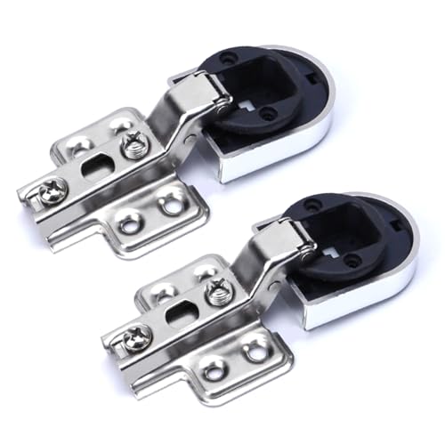 2 Stück korrosionsbeständige hydraulische Schrankscharniere Ersatz Küchenschrank Glastürscharnier für Türen Küchenschrank Türscharnier von jiingekk