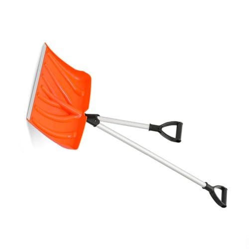 2-in-1-Mehrzweck-Schneeschaufel aus leichtem Aluminium mit abnehmbarem Griff zum Entfernen, kompakte Aufbewahrung, Schaufel, Aluminiumlegierung von jiingekk