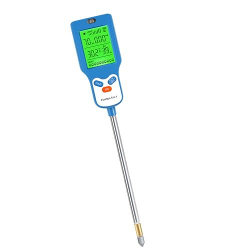Bodentest-Set für Hausgarten und Gewächshäuser 6 in 1 Funktionalität inkl. Temperaturlicht und Luftfeuchtigkeit Bodenleitfähigkeitsmesser Bodentest-Set für Hausgarten und Gewächshäuser 6 in 1 Funktionalität inkl. Temperaturlicht und Luftfeuchtigkeit Bodenleitfähigkeitsmesser von jiingekk