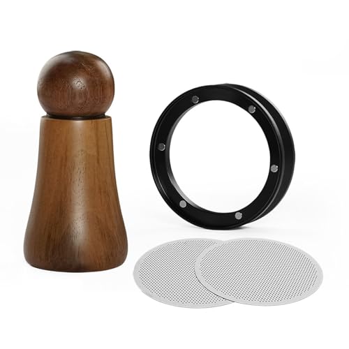 Espresso Kaffee Tamper Set Verteiler Nadel Stopfnadel Ringe Espresso Verteilerwerkzeug Set für Kaffee von jiingekk