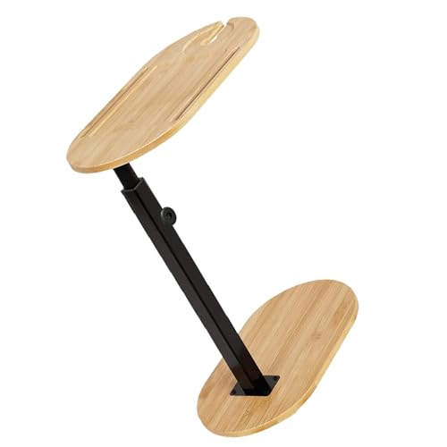 Funktionales Badewannentablett aus Holz mit 360 Grad drehbarem Design und Oberflächen, tragbarer Badewannen-Beistelltisch, stabiles Holz-Badregal von jiingekk