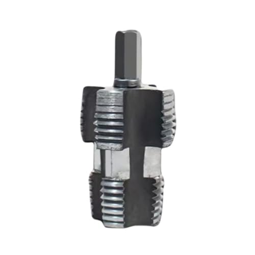 Stahl-PVC-Rohrhahn, 1,27 cm, 1,9 cm, Wasserrohr-Innengewindeöffner, Handwerkzeuge für elektrische Bohrmaschine, kompatibler Einfädler, PVC-Einfädler von jiingekk