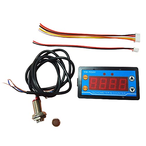 Stunden-Drehzahlmesser, Tachometer, Zeitmesser, 4-stellige Zähler, Zeitschaltuhr, Akkumulator, digitales Arbeitsmessgerät, Werkzeug, Näherungshall-Controller, digitaler Zähler, Anzeige mit Stunden-Drehzahlmesser, Tachometer, Zeitmesser, 4-stellige Zähler, Zeitschaltuhr, Akkumulator, digitales Arbeitsmessgerät, Werkzeug, Näherungshall-Controller, digitaler Zähler, Anzeige mit von jiingekk