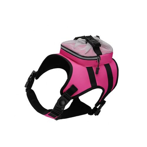 jiingekk Hunderucksack, Weste, Geschirr, dekorative Trainingstasche zum Laufen & Schwimmen für kleine und große Hunde, Reisezubehör von jiingekk