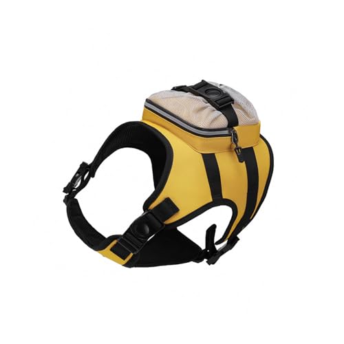 jiingekk Hunderucksack, Weste, Geschirr, dekorative Trainingstasche zum Laufen & Schwimmen für kleine und große Hunde, Reisezubehör von jiingekk