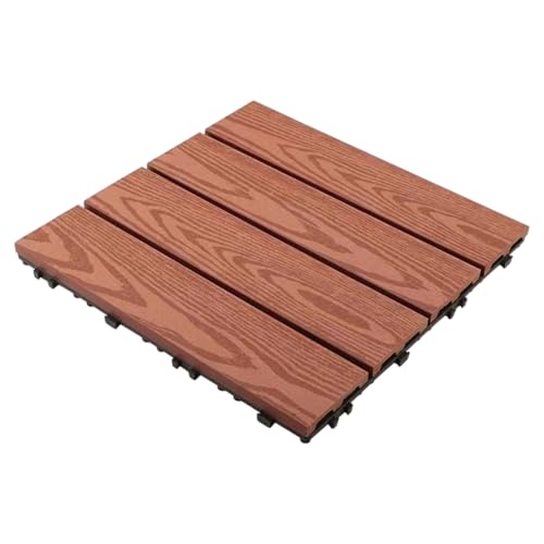 jiingekk Realistische Holzmaserung Bodenbelag Platte Schwerer Typ 500kg Tragfähigkeit Schnellmontage Terrassen Deck Fliese Hohe Tragfähigkeit Outdoor Fliese von jiingekk