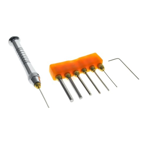jiingekk Sechskant-Schraubendreher, robust, mehrere Winkel, Zugangsschraubendreher für verschiedene Reparaturbedürfnisse, oxidationsbeständiger Schraubenschlüssel, 7-teilig von jiingekk
