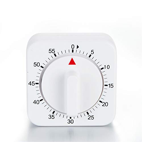 jiingekk Stundenzähler, quadratisch, 60 mechanische Kochuhr, mit lautem Alarm, Batterien erforderlich, Küche lernen jiingekk Stundenzähler, quadratisch, 60 mechanische Kochuhr, mit lautem Alarm, Batterien erforderlich, Küche lernen von jiingekk