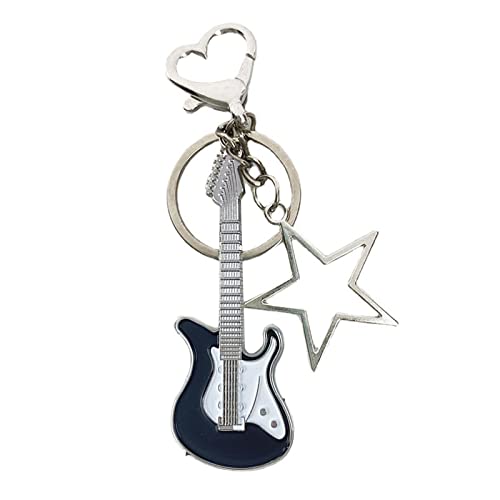 jiingekk Sweet Cool Wind Flash Guitar Hollow Five-pointed Star Keychain Y2k Niche Retro Bag Pendant Heart Buckle Accessories jiingekk Sweet Cool Wind Flash Guitar Hollow Five-pointed Star Keychain Y2k Niche Retro Bag Pendant Heart Buckle Accessories von jiingekk