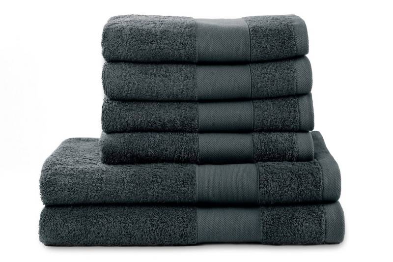 jilda-tex Duschtücher Soft Cotton Hand u. Duschtuchset, Bordüre von jilda-tex