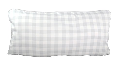 jilda-tex Satinbettwäsche Kissenbezug 100% Baumwolle Design Quadrum Grey (40x80 cm) von jilda-tex