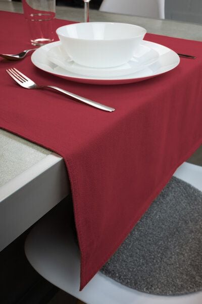 jilda-tex Tischläufer Renforce 100% Bio-Baumwolle Uni 50x160cm von jilda-tex