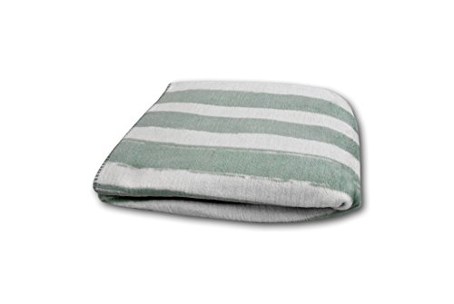 jilda-tex Wohndecke Brushstroke Decke Kuscheldecke Luxusdecke Tagesdecke Weihnachtsdecke Baumwolldecke (Mint) von jilda-tex