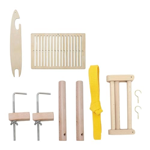 jileijar Warping Pegs and Clamp, Peg Loom Warping Clamp Weaving Loom Craft Tool Clips, Multipurpose Warping Pegs and Clamp Kits for Beginners jileijar Warping Pegs and Clamp, Peg Loom Warping Clamp Weaving Loom Craft Tool Clips, Multipurpose Warping Pegs and Clamp Kits for Beginners von jileijar