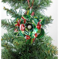 Berg Tau Blume Weihnachtsschmuck. Recycled Soda Can Art. Doppelseitiger Shop-Name Jillmccp Doppelseitig Berg Tau Blume Weihnachtsschmuck. Recycled Soda Can Art. Doppelseitiger Shop-Name Jillmccp Doppelseitig von jillmccp