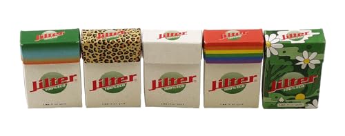 10 Packungen Jilter Selbstdreh-Filter-Zusatz, biologisch abbaubar, Verwendung mit Filtertips von jilter