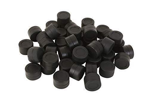 jîmmy 100pcs Non-Stick Silicone Containers 3ml Multi Use Storage Jars Cream Emulsion Bottles (Black) von FOVLWYT
